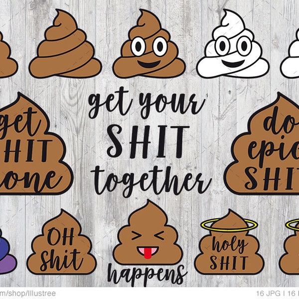 Poop emoji svg, poop svg, poop clip art, poo emoji clip art, stickers, vector, commercial use, jpg, PNG, EPS, SVG cut file, instant download