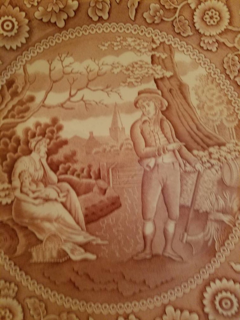 Spode Plate Georgian Series Woodman