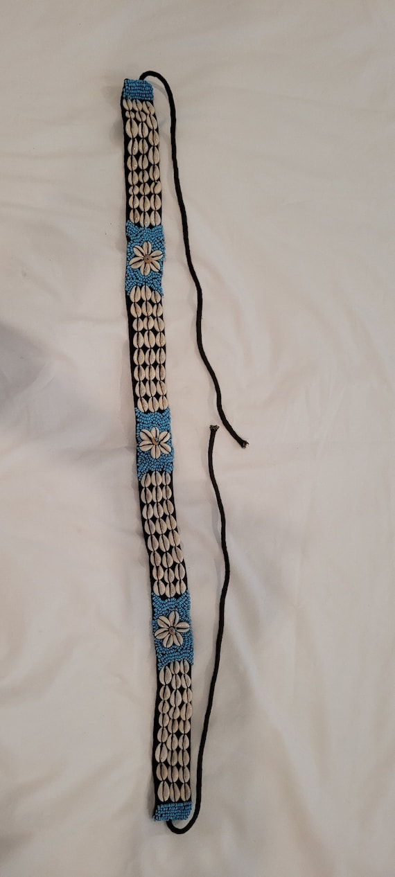 Vintage Beads/Cowrie Shells Belt Ties