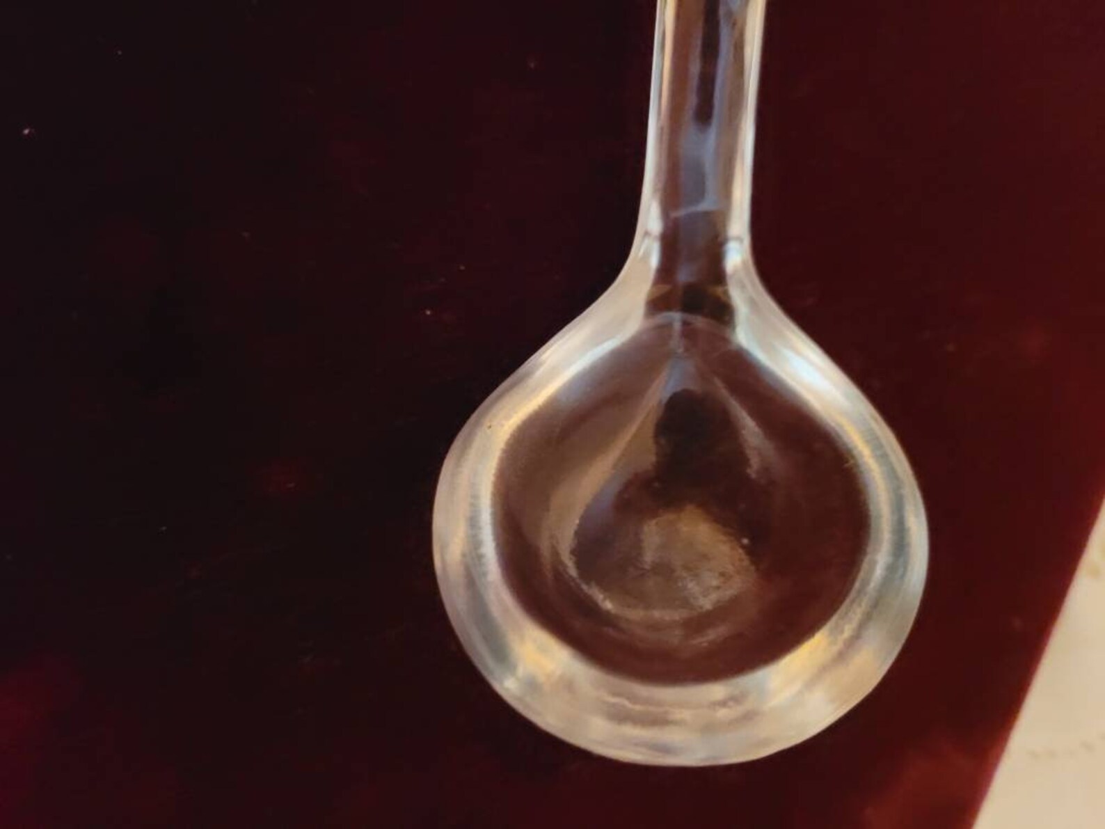 Vintage Small Clear Glass Ladle Etsy