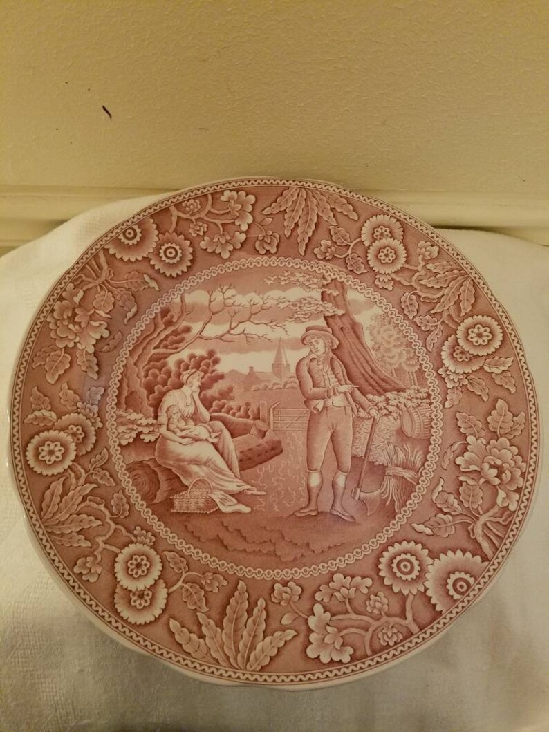 Spode Plate Georgian Series Woodman
