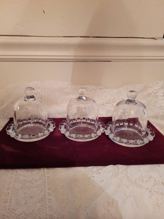 Candlewick Individual Butter Dish with Dome Etsy