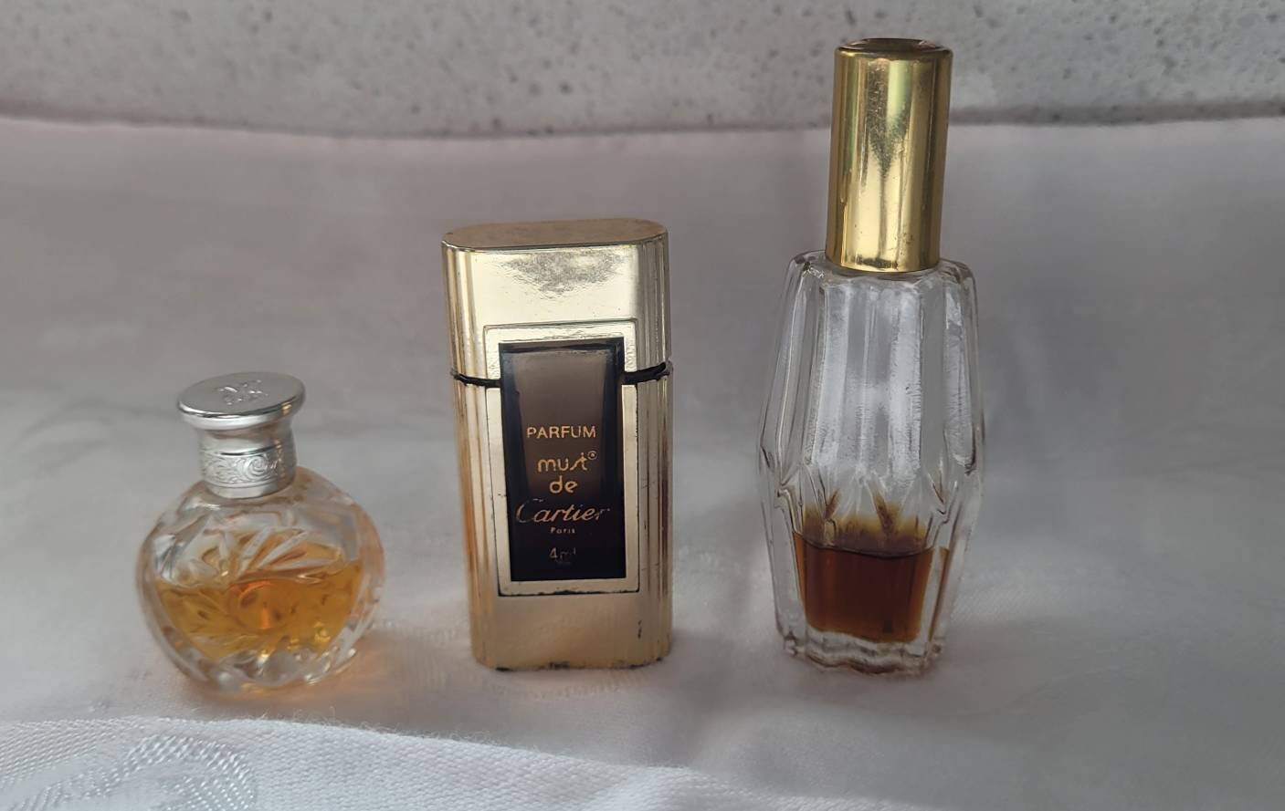 Lot of Vintage Perfumes Ralph Lauren Must De Cartier Chantilly