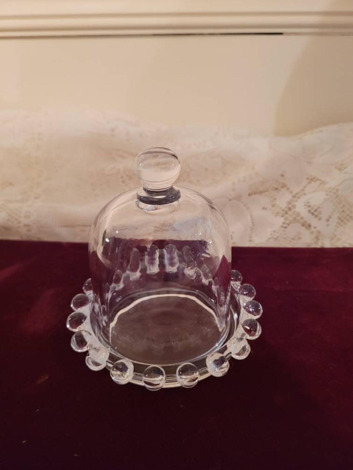 Candlewick Individual Butter Dish with Dome Etsy