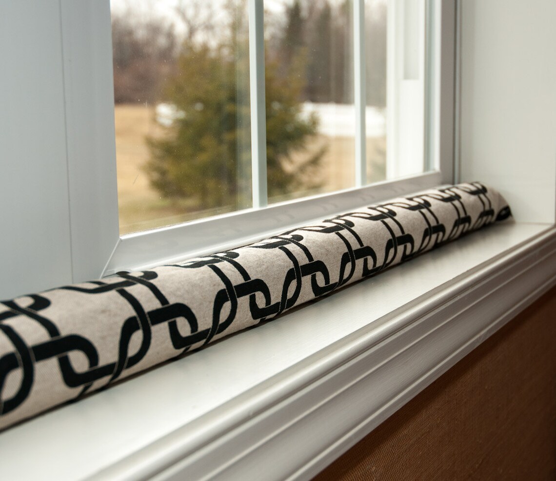 Custom Length Door Snake Draft Stopper Sleeve Window Draught Etsy