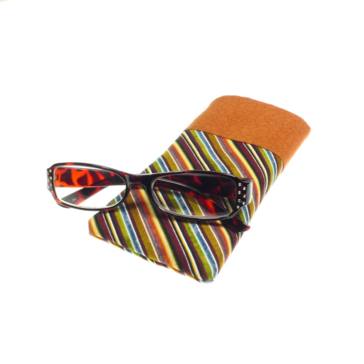 Fabric Eyeglass Case Sunglasses Holder Fall Earth Tone Etsy