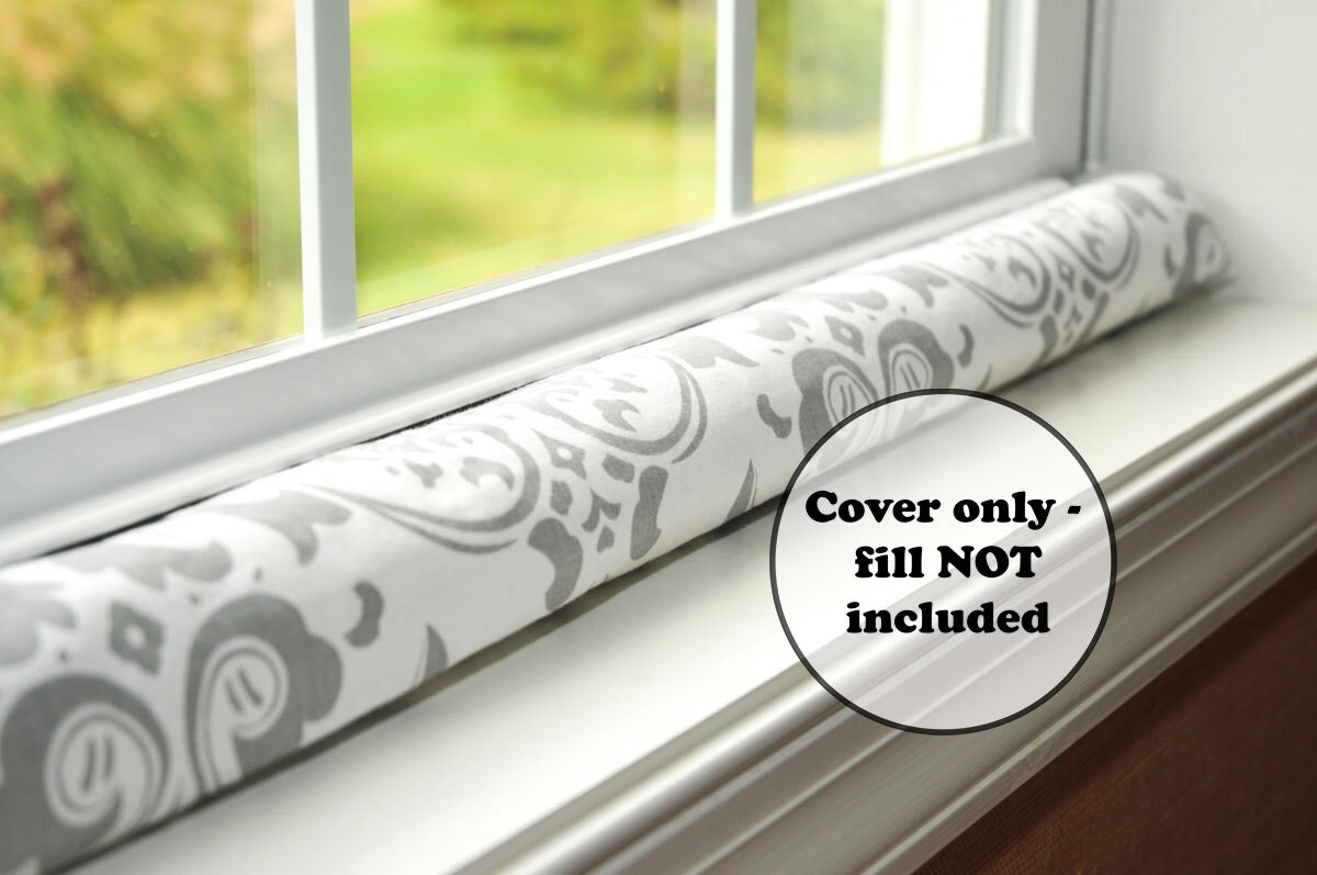 custom length door draft stopper sleeve window draft cover Etsy