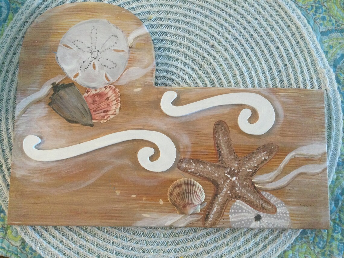 Wood Ocean Waves Etsy