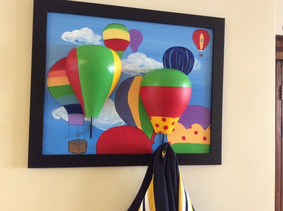 3 Dimensional Hot Air Balloons Garment Rack 
