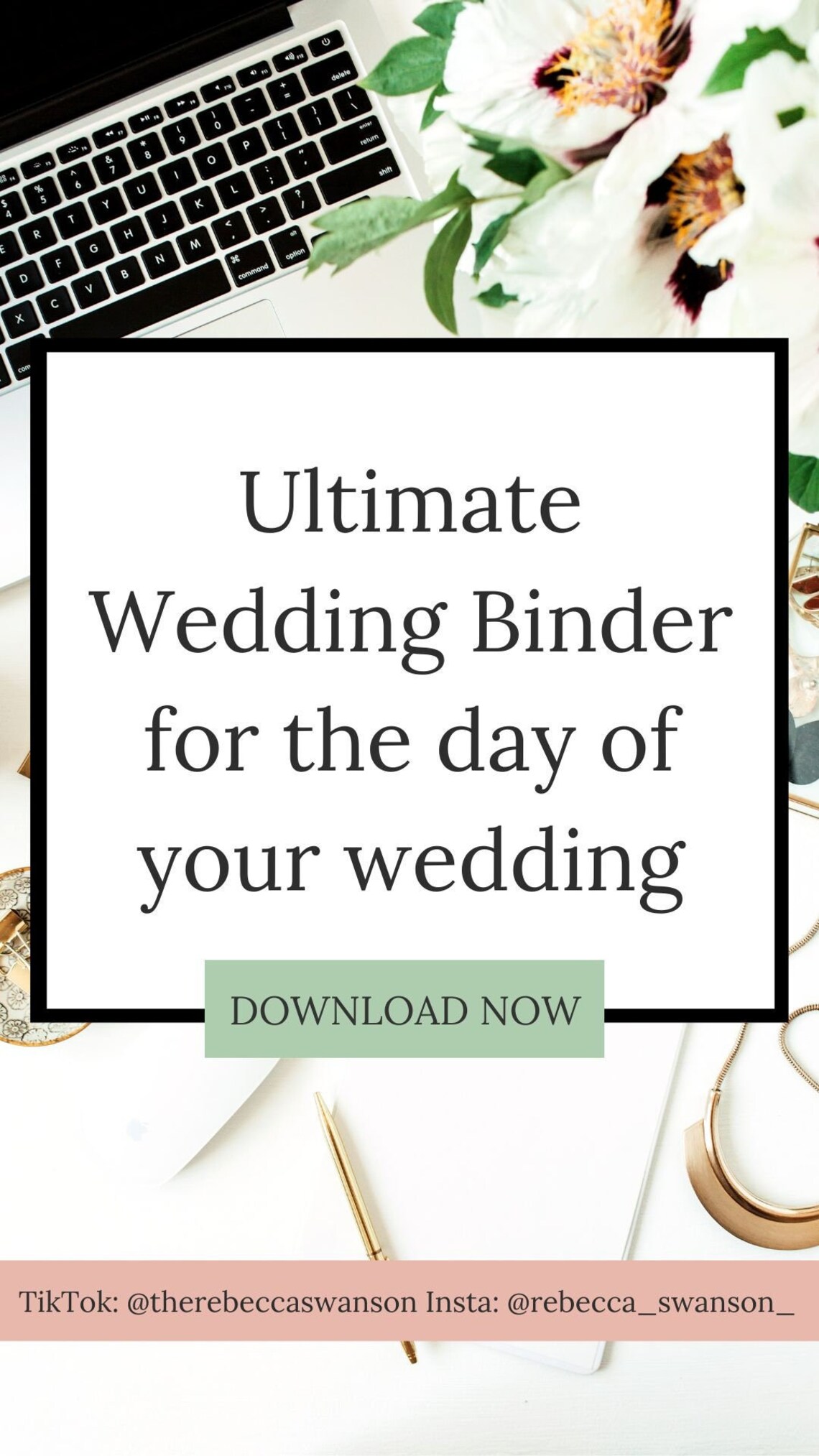 Wedding Binder Template, Wedding Day of Binder Template, Wedding Day