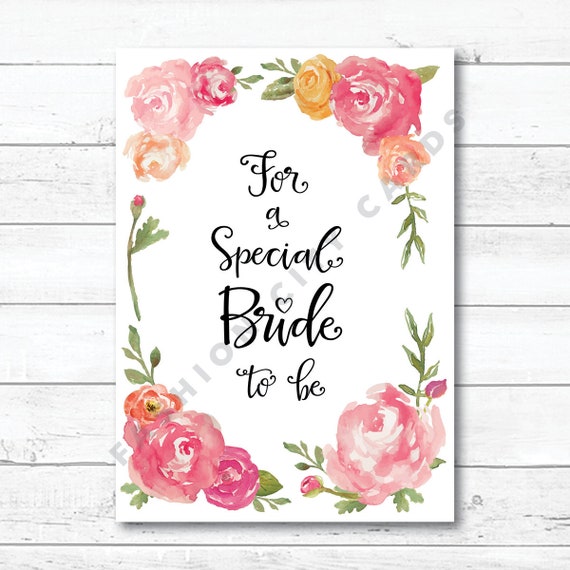 Printable Bridal Shower Card FREE Bridal Shower Recipe Cards Up On The Blog Today