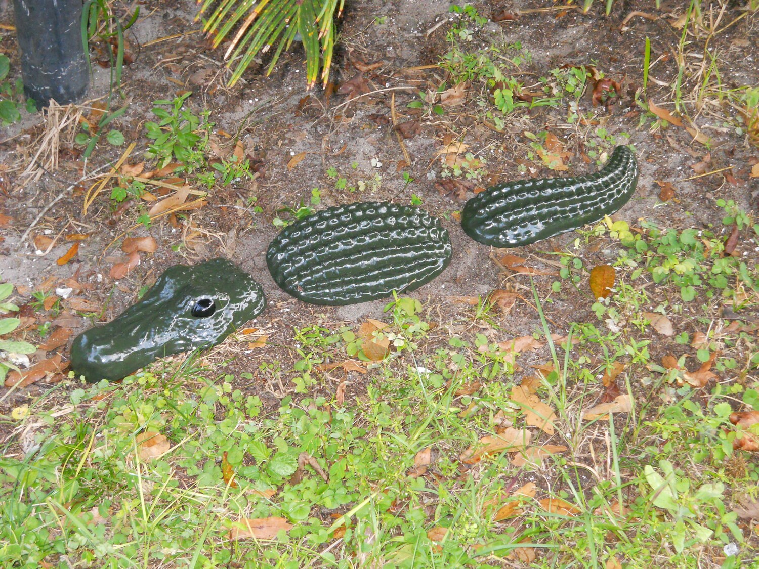 resin alligator statue
