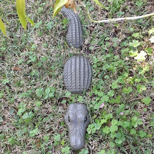 3pc Alligator Statue 24 inches