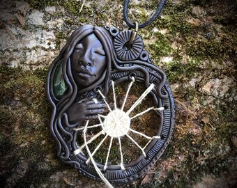 Sacred Weaver Goddess Altar Art