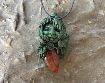 Nature Goddess Necklace with Aventurine