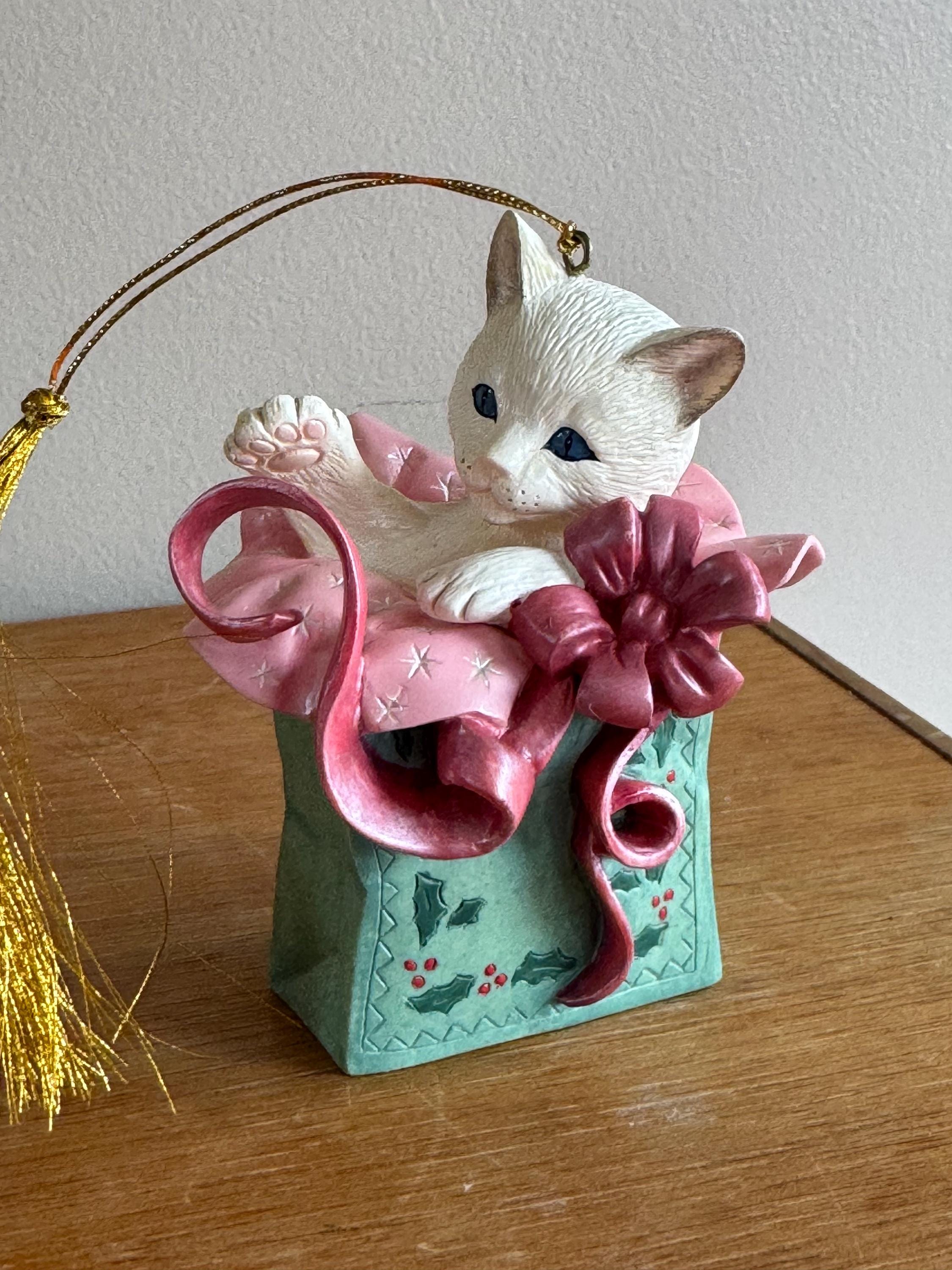 Lenox White Cat - Etsy