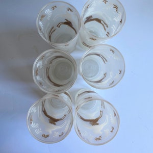 Vtg Libbey Cavalcade Frosted Tall Tumblers, Tom Collins Frosted