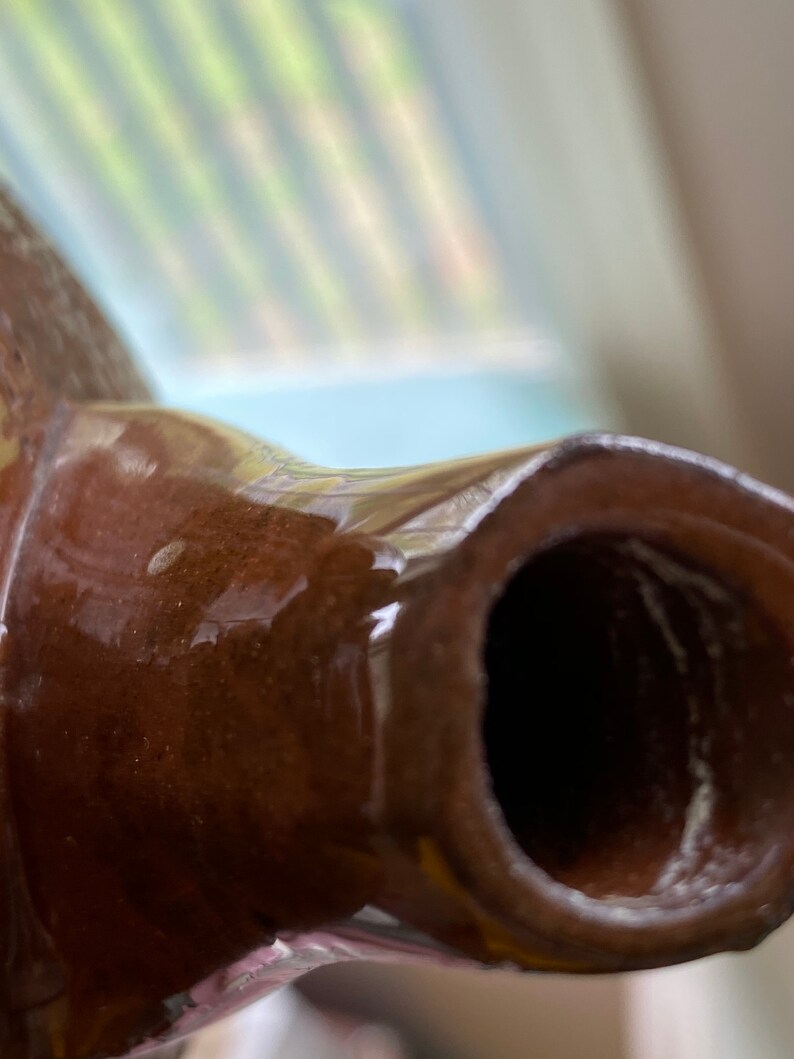 Small Brown Half Tortoise Shell Design Half Textured Teapot Sadler Glazed Tortoise Shell Design and Textured Teapot Made in England Vtg