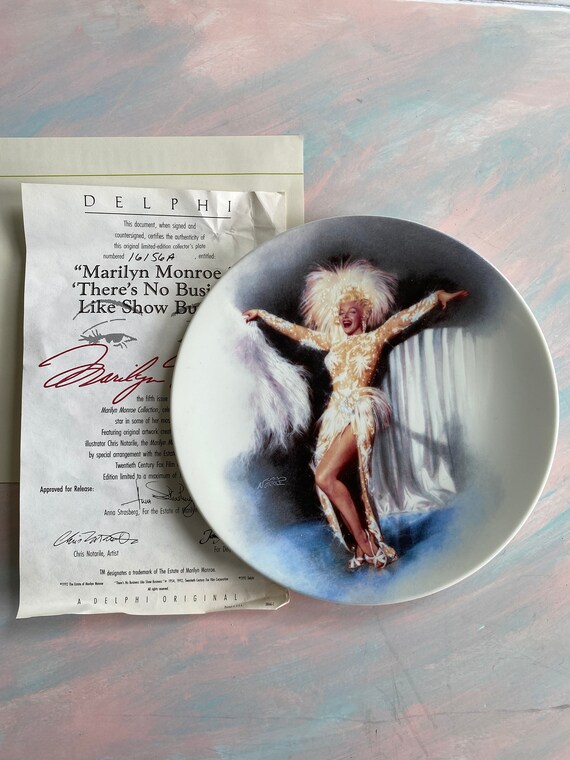 Vintage Marilyn Monroe Collector Plate, Bradford Exchange, 1992 - Etsy