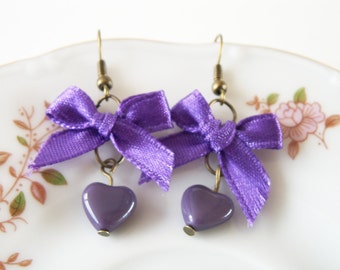 Lovely Purple - hearts