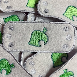 Hidden New Leaf Ninja Headband Iron on Embroidered Patch 1.5&quot;x3&quot;