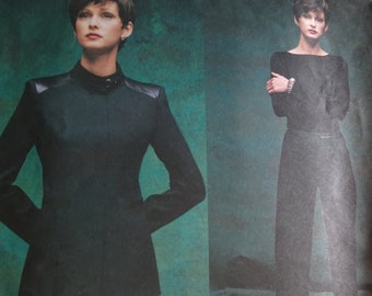 FAB Vogue Pantsuit Pattern 2702 di MONTANA, Design mozzafiato, Taglia 18-20-22, UNCUT Piegato in fabbrica, Vogue Paris Original, Modello di cucito vintage
