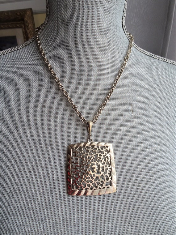 FABULOUS Vintage Pendant, Interesting Design, 196… - image 1