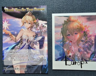 Granblue Fantasy Valentine Card 2020 Europa / エウロペ