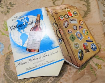 RARO Canadian Club Whisky 1941 Cocktail Drinks Ricettario Libretto, Barware da Collezione, Libretto Vintage Cocktail Drinks, Regalo per Lui