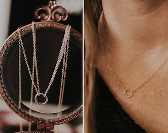 Dainty Necklace, Gold Necklace, Pendant Necklace, Minimalist Necklace,   N257
