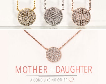 Mothers Day Gift, Gifts For Mom, Gift for Mom, Mother Daughter Necklace, Mom Jewelry, Mother Daughter Gift, N246-N305-15