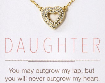 Daughter Gift from Mom, To my Daughter Jewelry, Daughter in Law Gift, Daughter Gifts,  N284-11