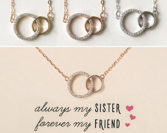 Sister Gifts, Sister Birthday Gift, Sister Necklace, Gift for Sister, Sister Jewelry, N310-16