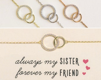 Gift for Sister, Friendship Bracelet, Birthday Gift, Sister Bracelet Gift,, B310-16