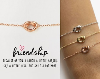 Best Friend Gifts, Friendship Bracelet, Friend Gift, Knot Bracelet, Best Friend Bracelet,  B316-32