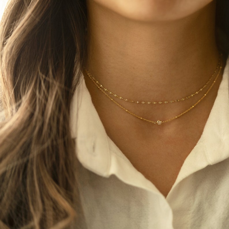 Gold Choker Necklace Crystal Necklace N035,N039-CZ Choker Necklace