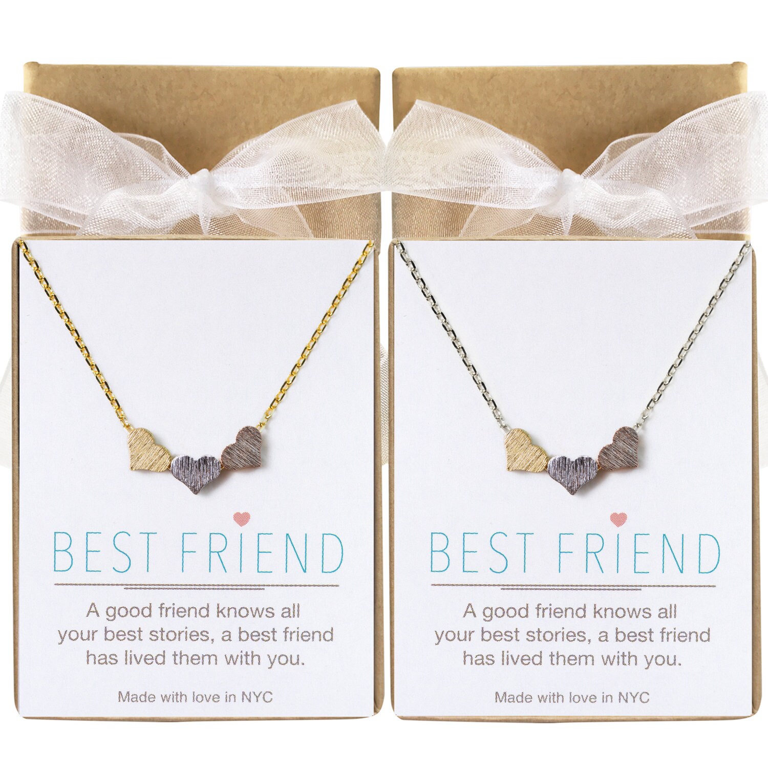 Best Friend Gifts Best Friend Necklace Friend Gift Tiny Etsy