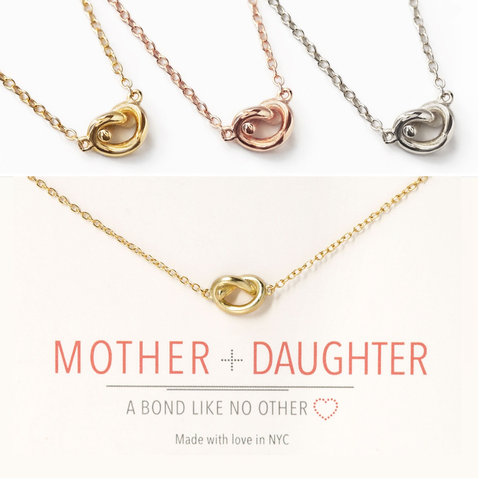Mom Gift Mother Daughter Necklace Gift 