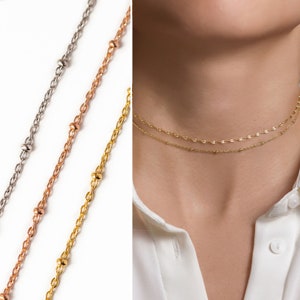 Gold Choker Necklace, Choker Necklace, Gold Choker, Dainty Choker,  N039