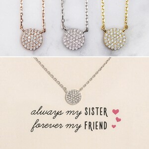 Sister Gifts, Sister Birthday Gift, Sister Necklace, Gift for Sister, Sister Jewelry, N246-16