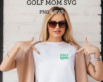 Golf Mom SVG, Cut Files (Digital Download)
