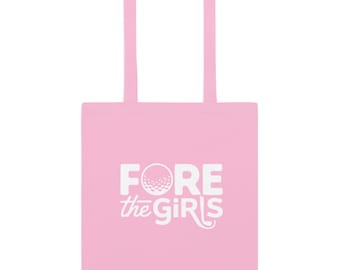 Fore the Girls Golf Cotton color tote bag