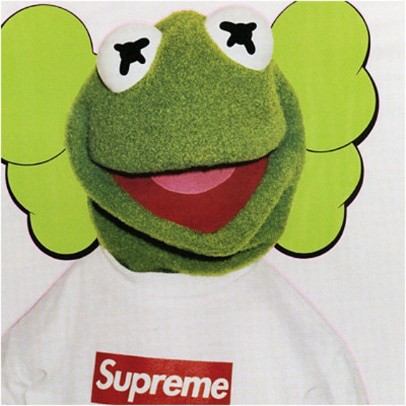 Supreme x Kermit Urban Street Graffiti 22x28 Poster Print