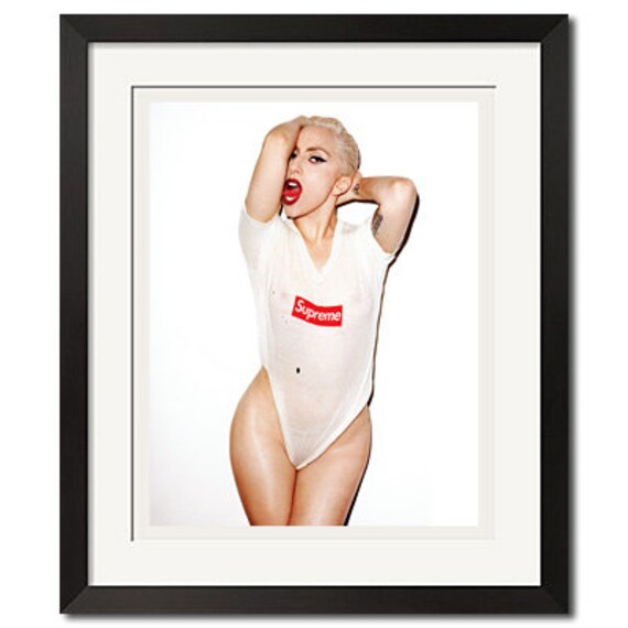 lady gaga supreme poster