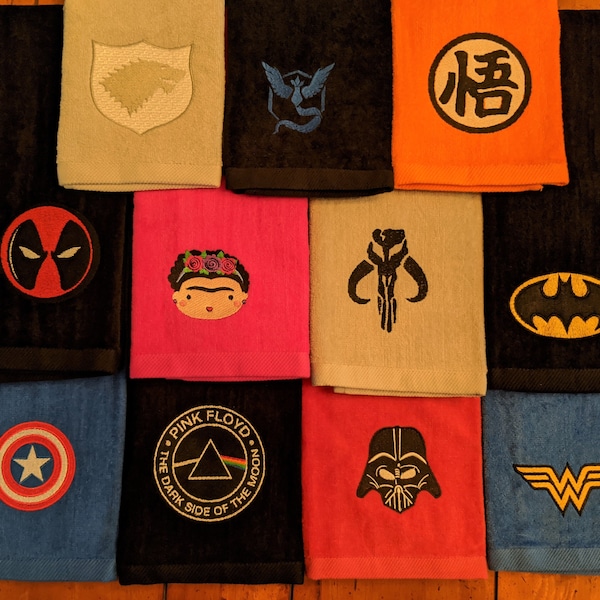 Customizable Embroidered Golf or Barbeque Towel (Star Wars, Games of Thrones, etc.)