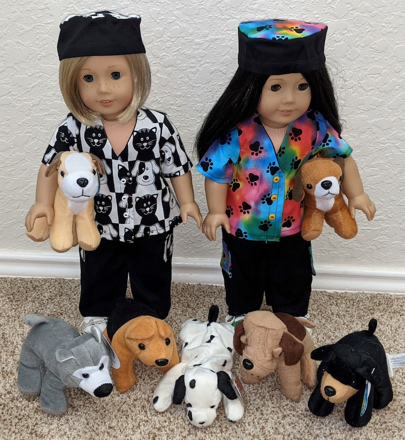 18 Inch Doll Vet Outfit for American Girl My Generation Our Etsy