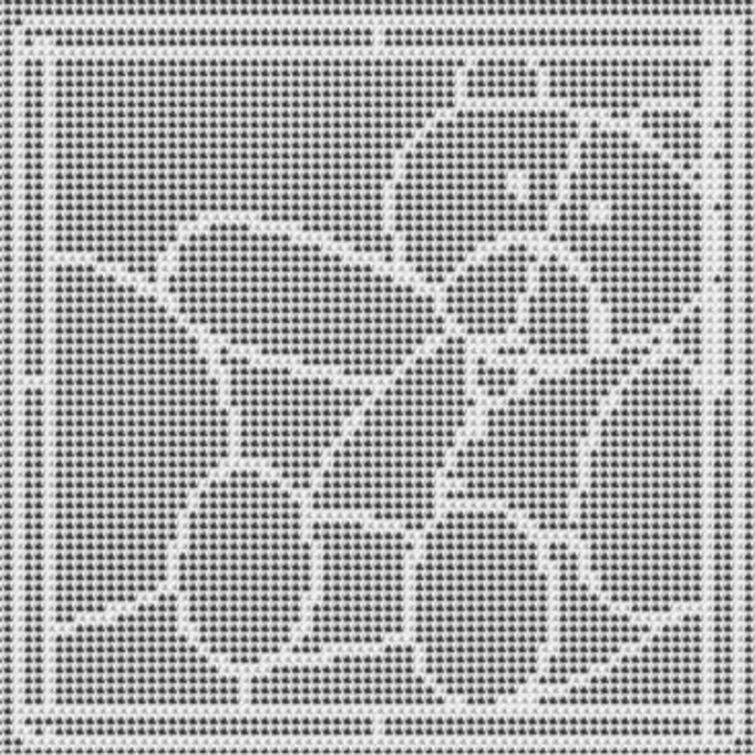 Teddy Bear Filet Crochet Pdf Pattern - Etsy