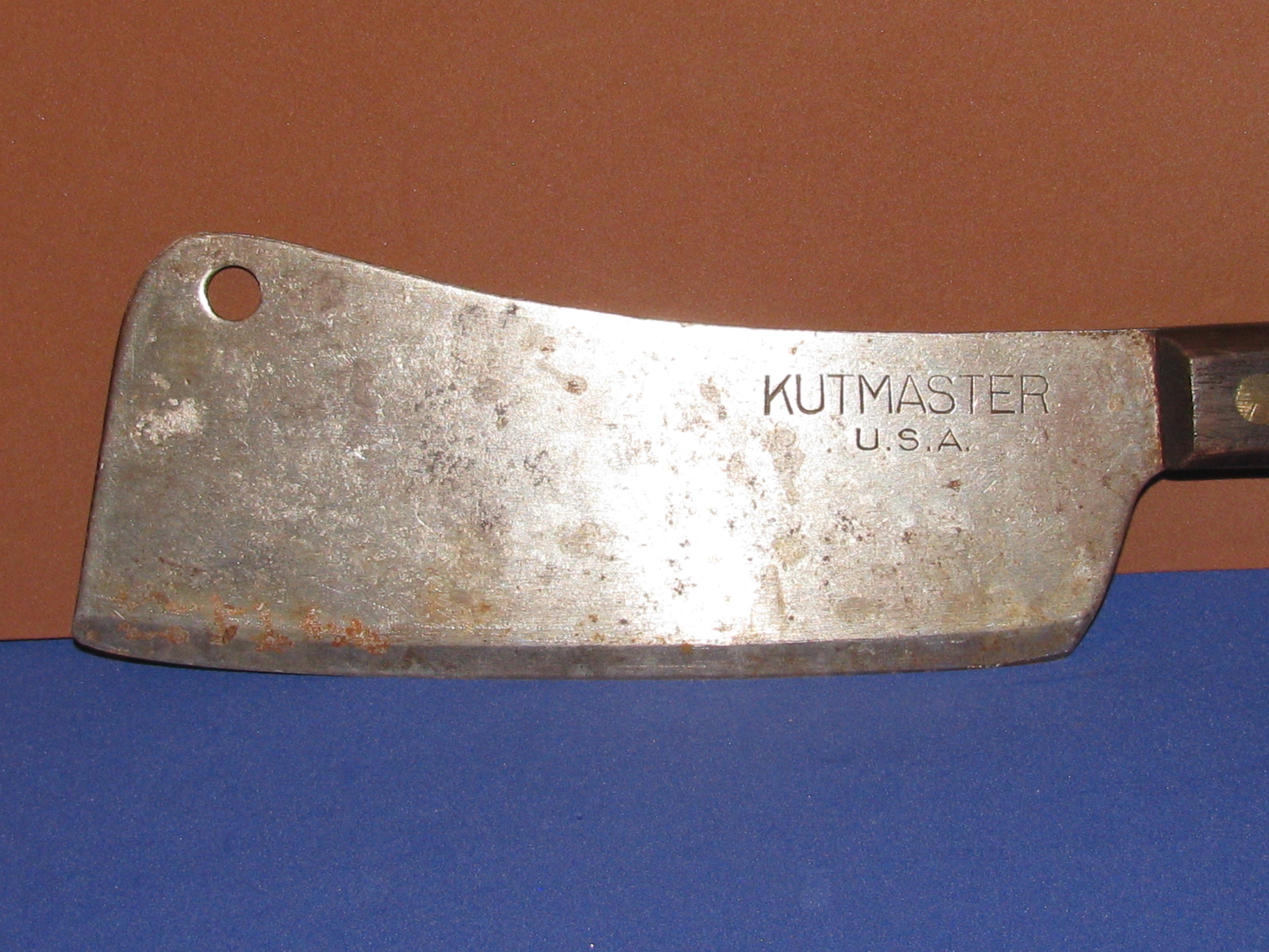 1940's Kutmaster USA Utica Cutlery Co Meat Cleaver Knife Etsy