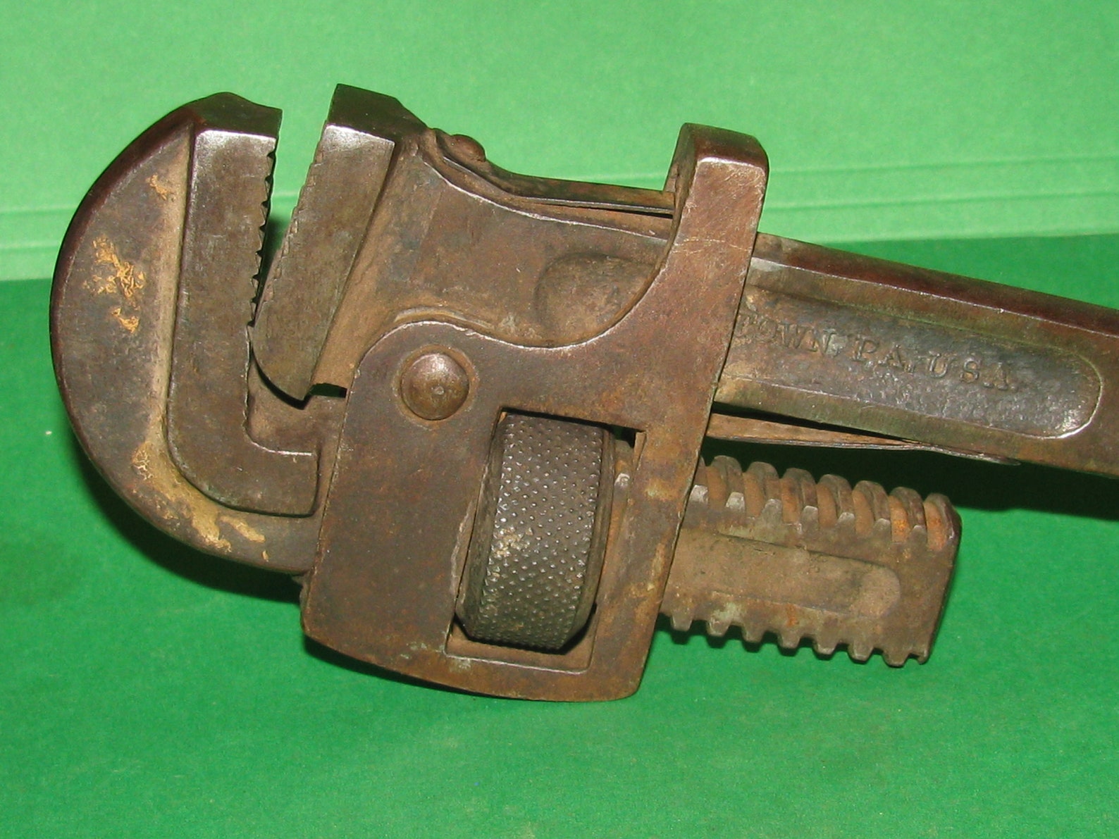 Vintage Bonney Stillson 10 Pipe Wrench Made In Etsy