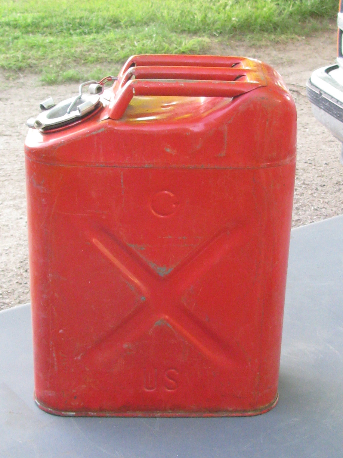 Vintage 1969 USMC 5 Gallon Gas Can U. S. Army Jerry Blitz Etsy